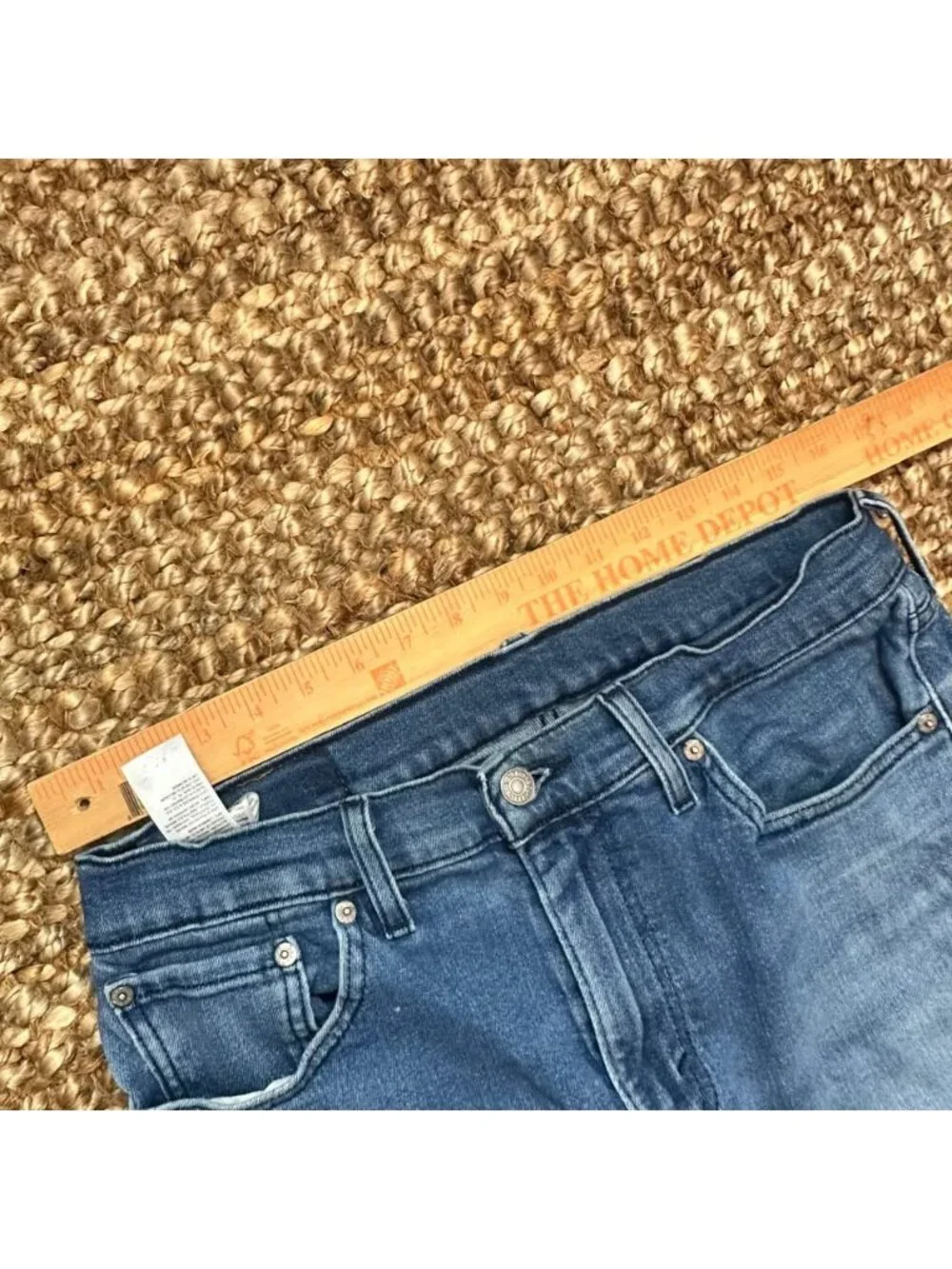 Levi's 514 Straight Fit Blue Denim Jeans Men's Size W33 L32